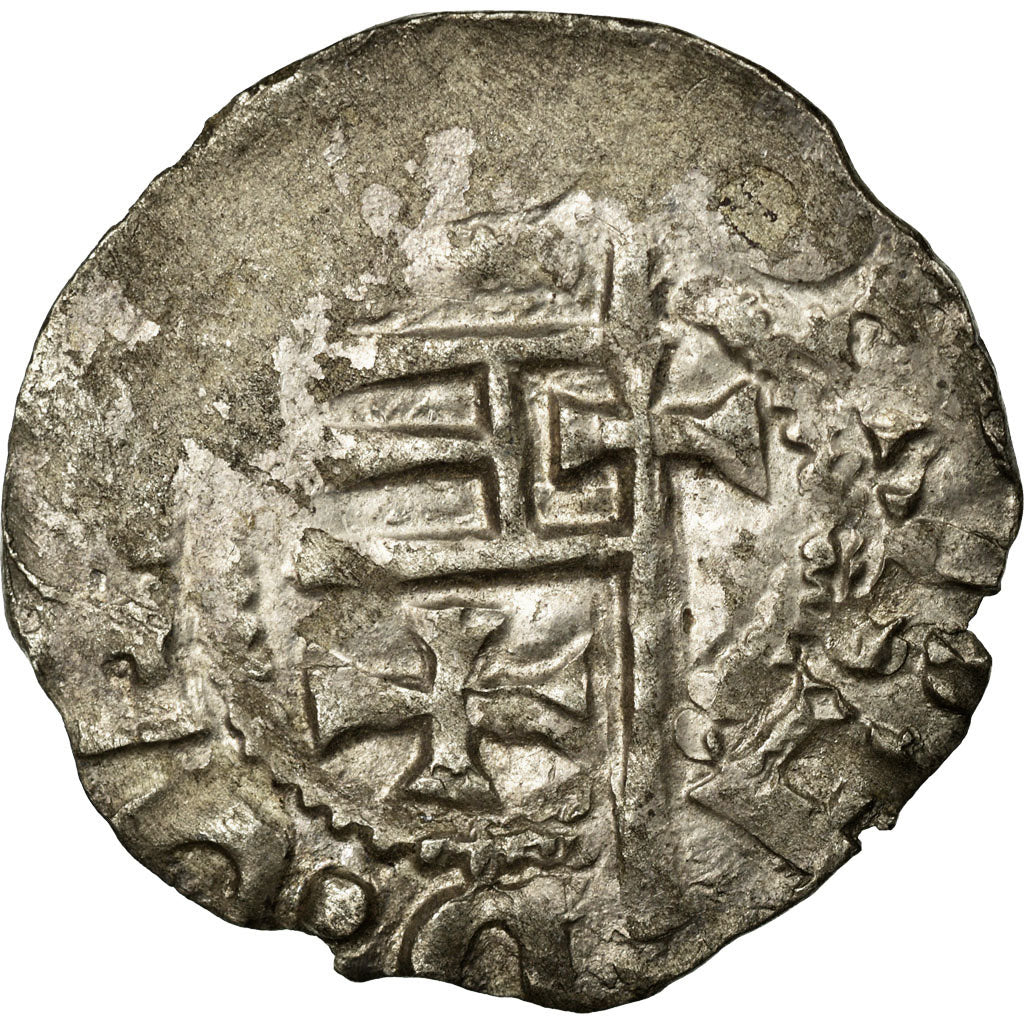 Munten, Frankrijk, Picardie, Denarius, Soissons, Abbaye de Saint-Médard, ZF