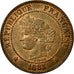 Coin, France, Cérès, 2 Centimes, 1883, Paris, MS(60-62), Bronze, KM:827.1