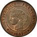 Coin, France, Cérès, 2 Centimes, 1887, Paris, MS(60-62), Bronze, KM:827.1