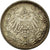Moeda, ALEMANHA - IMPÉRIO, 1/2 Mark, 1916, Berlin, MS(60-62), Prata, KM:17