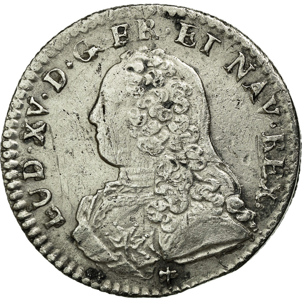 Frankreich, Louis XV, 1/10 Écu aux branches d'olivier, 1726, Orléans, Silber
