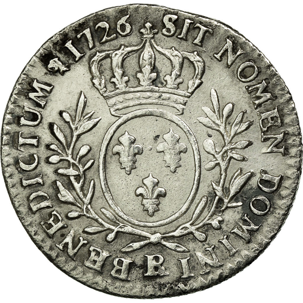 Frankreich, Louis XV, 1/10 Écu aux branches d'olivier, 1726, Orléans, Silber