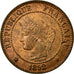 Monnaie, France, Cérès, 2 Centimes, 1892, Paris, SUP+, Bronze, Gadoury:105