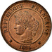 Coin, France, Cérès, 2 Centimes, 1895, Paris, MS(60-62), Bronze, KM:827.1