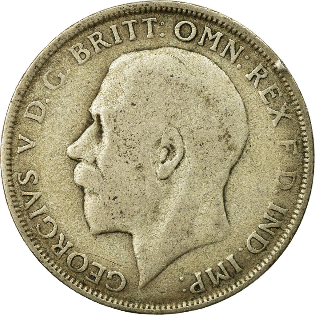 Coin, Great Britain, George V, Florin, Two Shillings, 1922, VF(20-25), Silver