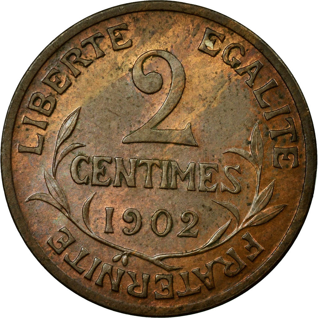 Coin, France, Dupuis, 2 Centimes, 1902, Paris, MS(60-62), Bronze, KM:841