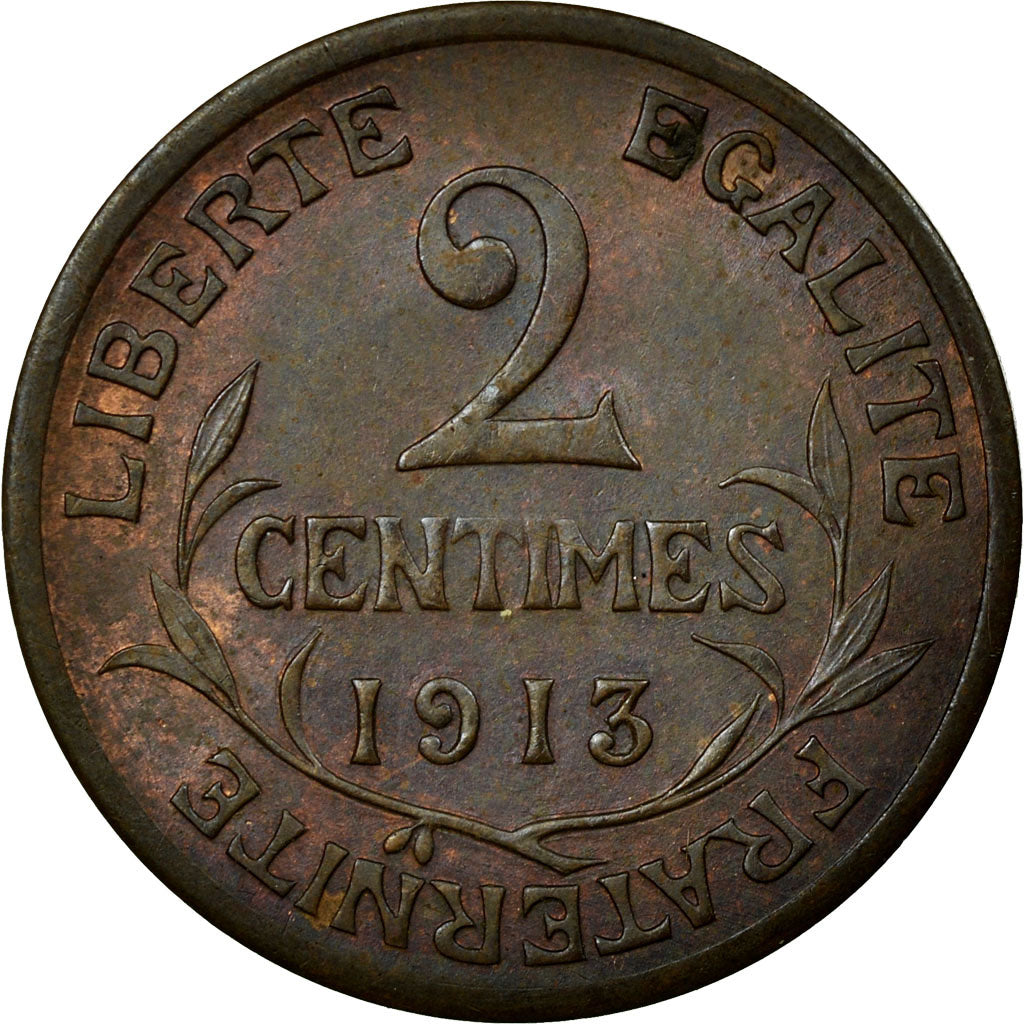 Monnaie, France, Dupuis, 2 Centimes, 1913, Paris, SUP+, Bronze, KM:841