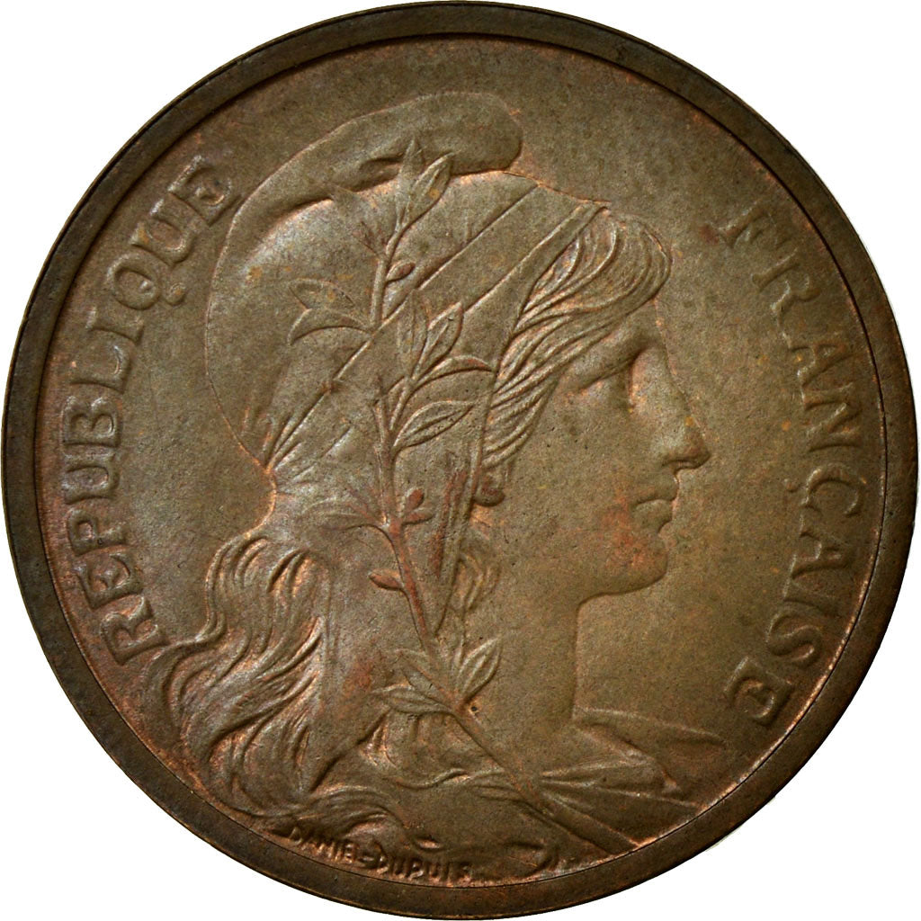 Monnaie, France, Dupuis, 2 Centimes, 1919, Paris, SUP, Bronze, KM:841