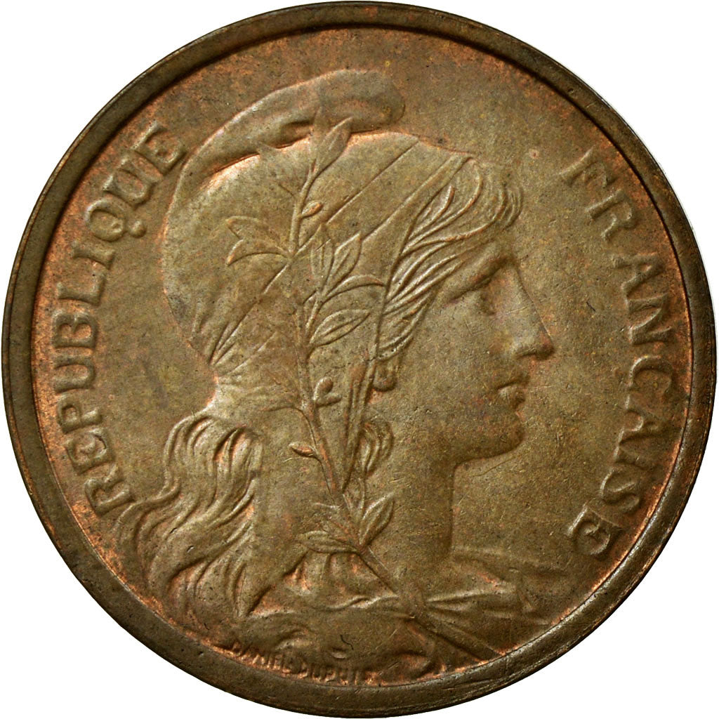 Monnaie, France, Dupuis, 2 Centimes, 1920, SUP+, Bronze, Gadoury:107