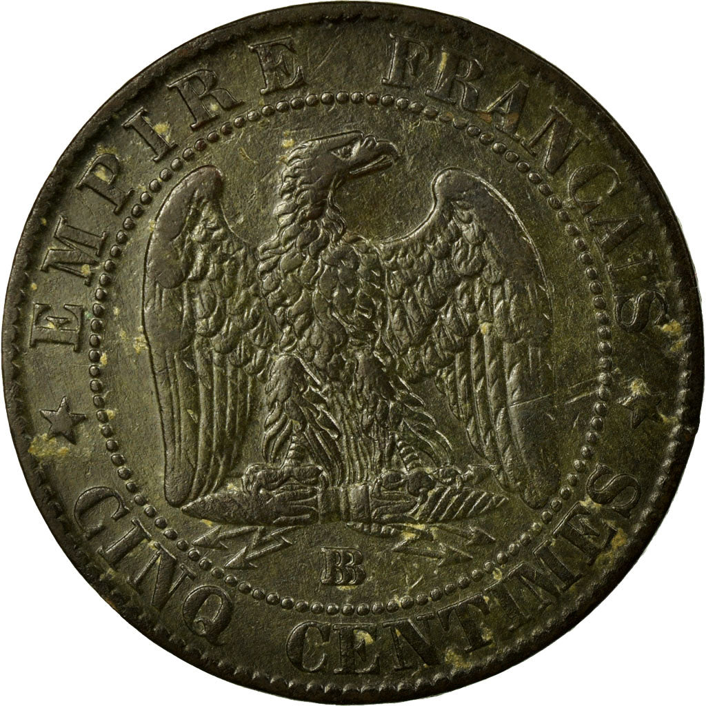 Coin, France, Napoleon III, Napoléon III, 5 Centimes, 1854, Strasbourg