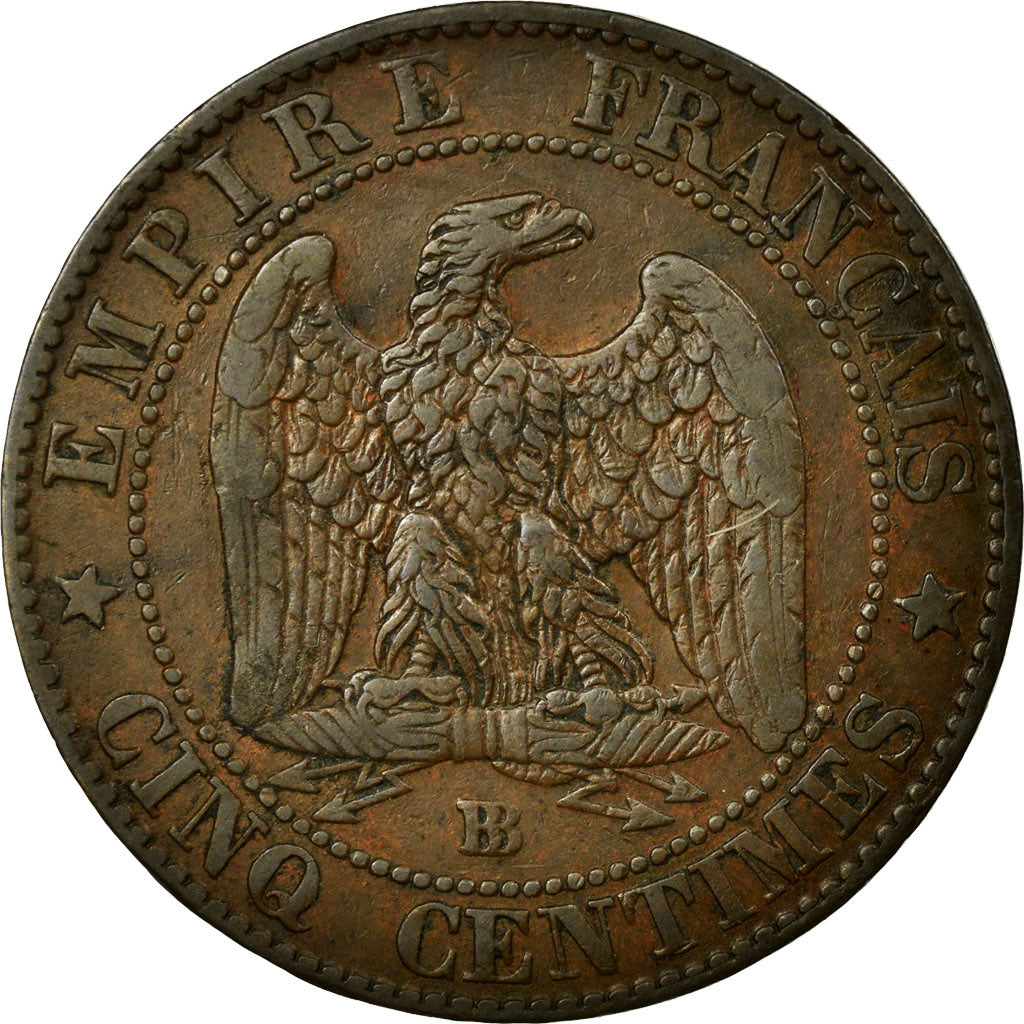 Coin, France, Napoleon III, Napoléon III, 5 Centimes, 1854, Strasbourg
