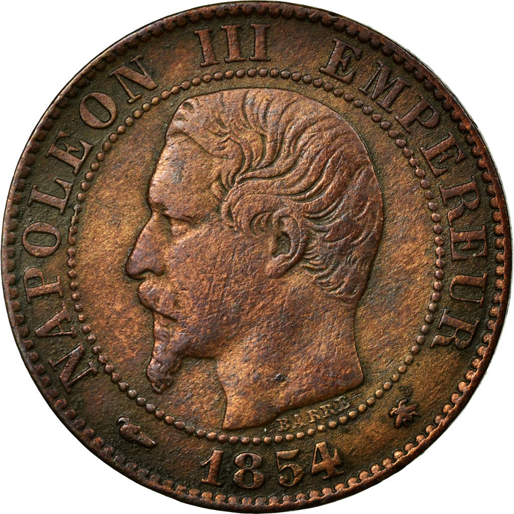 Monnaie, France, Napoleon III, Napoléon III, 5 Centimes, 1854, Strasbourg, TTB
