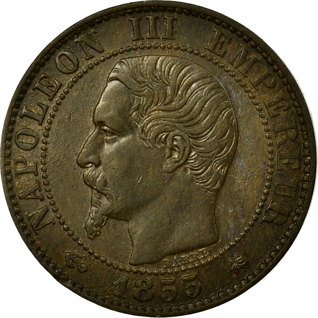 Coin, France, Napoleon III, Napoléon III, 5 Centimes, 1855, Bordeaux
