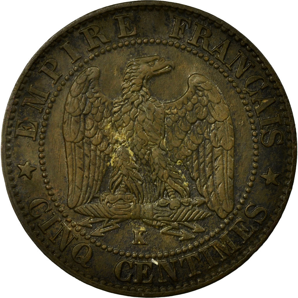 Coin, France, Napoleon III, Napoléon III, 5 Centimes, 1855, Bordeaux