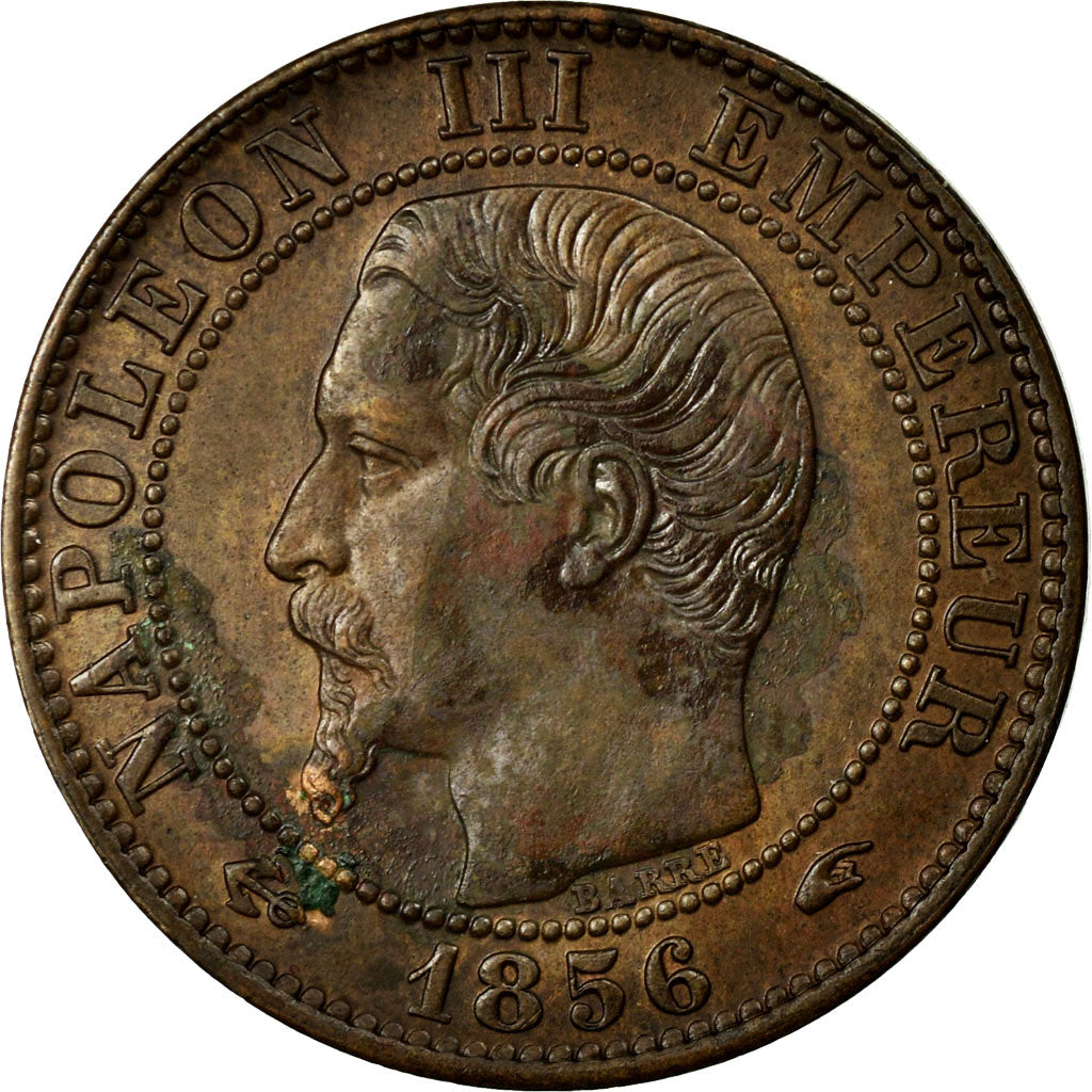 Coin, France, Napoleon III, Napoléon III, 5 Centimes, 1856, Paris, AU(55-58)