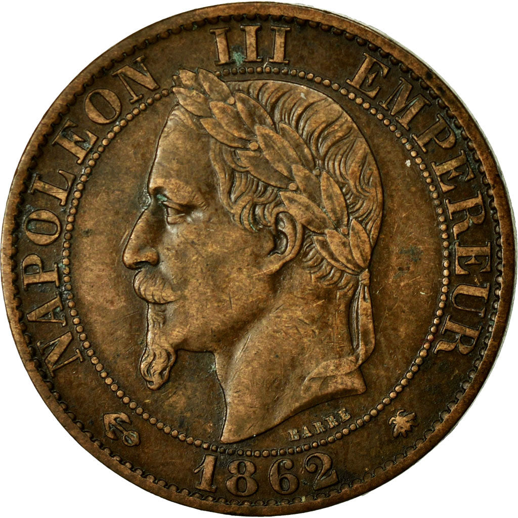 Monnaie, France, Napoleon III, Napoléon III, 5 Centimes, 1862, Paris, TTB+