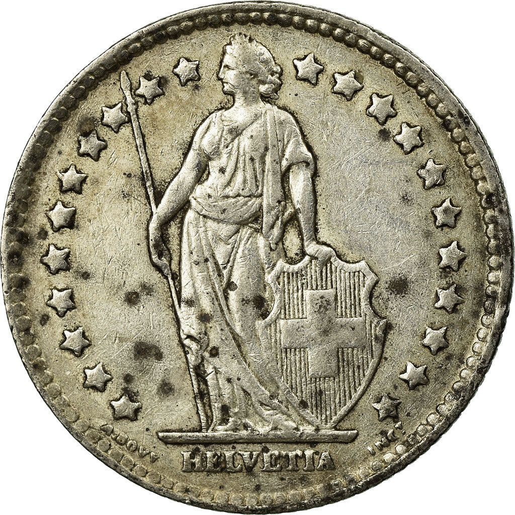 Coin, Switzerland, Franc, 1940, Bern, EF(40-45), Silver, KM:24