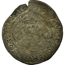 France, François Ier, Douzain aux salamandres, 1540-1547, Troyes, Billon, TB