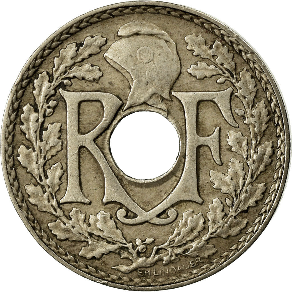 Coin, France, Lindauer, 5 Centimes, 1933, EF(40-45), Copper-nickel, KM:875