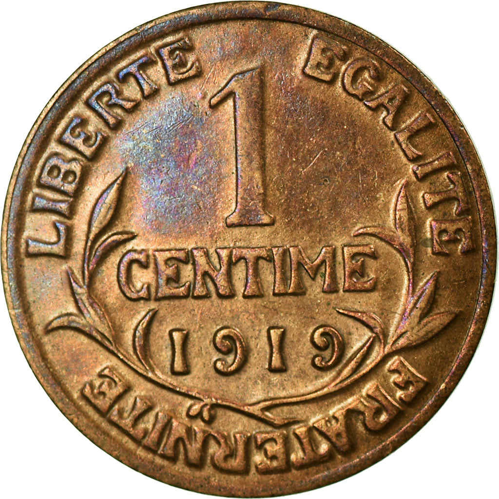 Coin, France, Dupuis, Centime, 1919, Paris, EF(40-45), Bronze, KM:840