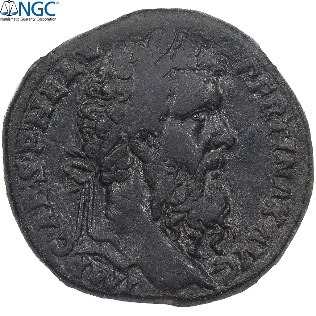 Pertinax, Sestertius, 193, Rome, Very rare, Bronze, NGC, VF 4/5-3/5, RIC:22