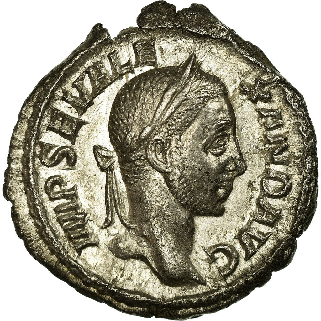 Severus Alexander, Denarius, 228-231, Rome, Silver, AU(55-58), RIC:224