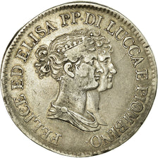 Principality of Lucca and Piombino, Felix and Elisa, 5 Franchi, 1808, Firenze