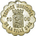 France, Token, Service Municipal de la ville d'Aix, 1909, Aix-en-Provence