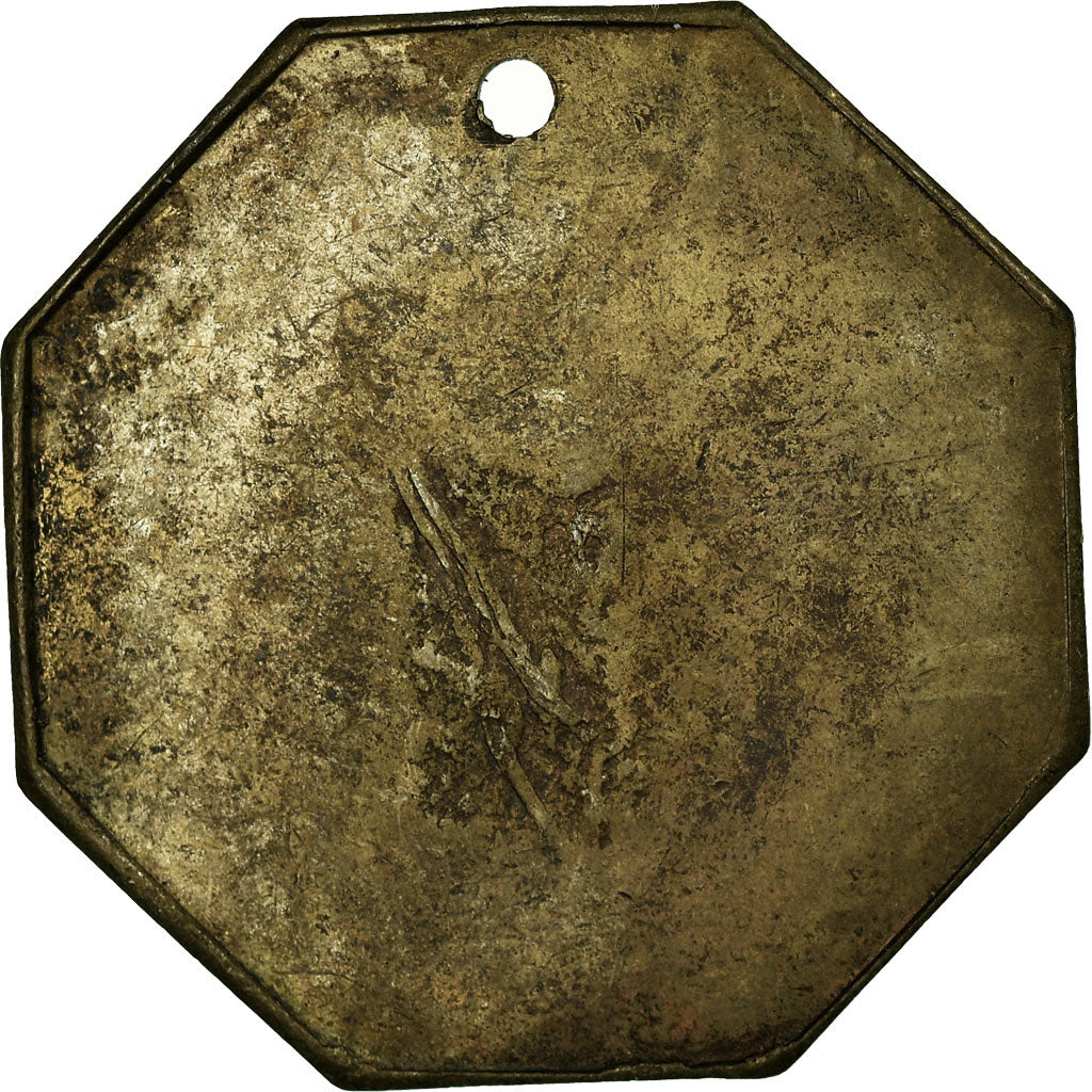 France, Token, Service Municipal de la ville d'Aix, 1912, Aix-en-Provence