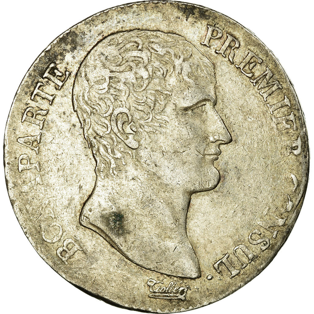 Moeda, França, Napoleon I, 5 Francs, AN 13, Limoges, VF(30-35), Prata