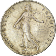 France, 50 Centimes, Semeuse, 1897, Paris, Silver, AU(55-58), Gadoury:420