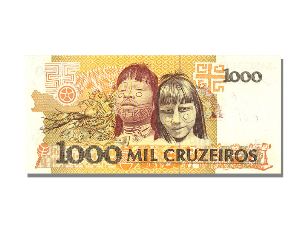 Banknote, Brazil, 1000 Cruzeiros, UNC(65-70)