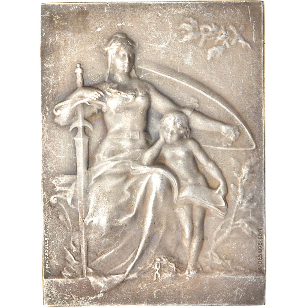 França, Medal, Anciens Elèves de l'Ecole Municipale Turgot, La Paix, Artes e