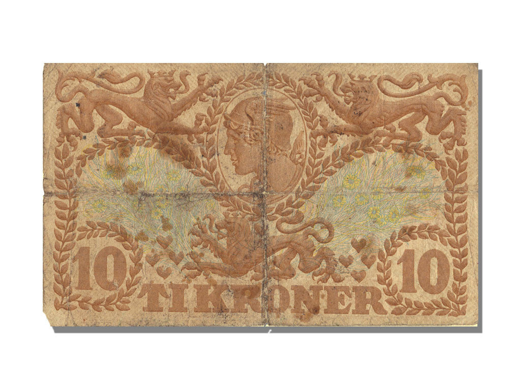 Banknote, Denmark, 10 Kroner, 1941, VF(30-35)