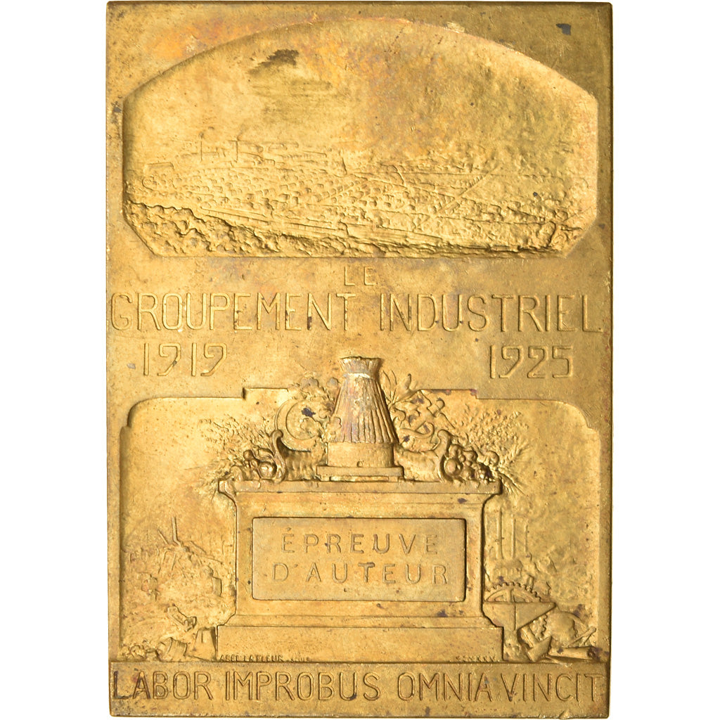 France, Medal, Louis Sébline, Cité Nouvelle de montescourt, Epreuve d'Auteur