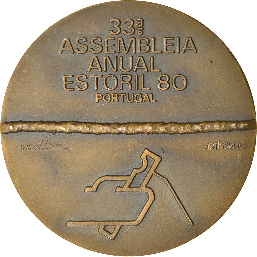 Portugal, Medaille, Instituto Internacional de Soldadura, Estoril, 1980, PR