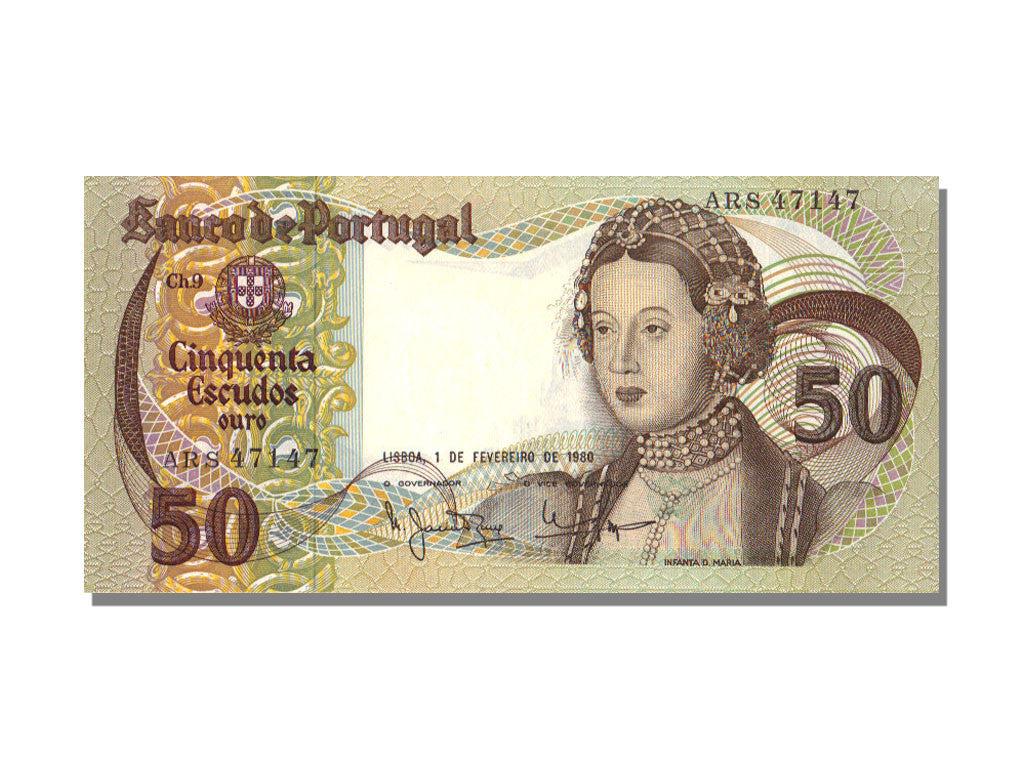 Billete, 50 Escudos, 1980, Portugal, 1980-02-01, UNC
