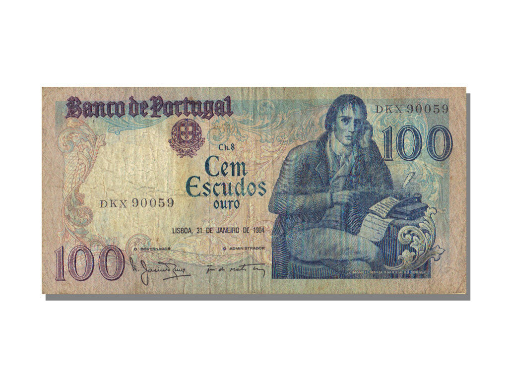 Banknote, Portugal, 100 Escudos, 1984, 1984-01-31, EF(40-45)