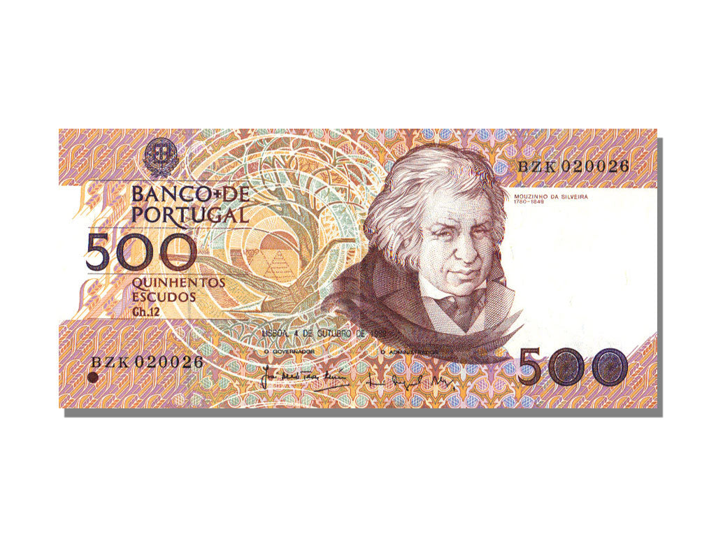 Banknote, Portugal, 500 Escudos, 1989, 1989-10-04, UNC(65-70)