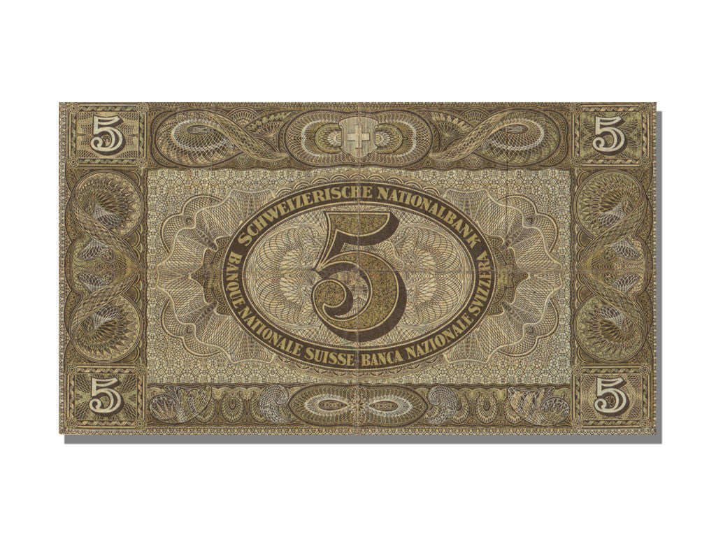 Banknote, Switzerland, 5 Franken, 1951, 1951-02-22, KM:11o, EF(40-45)