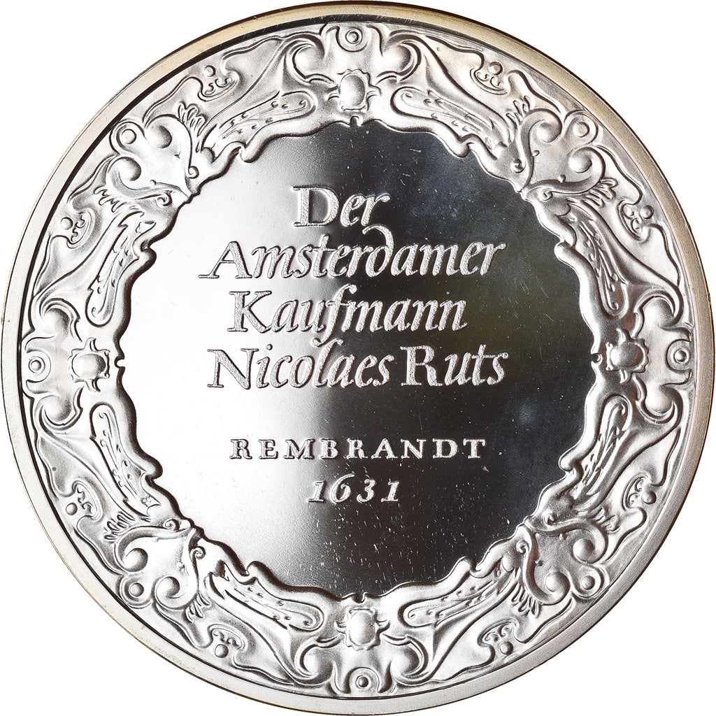 Frankreich, Medaille, Peinture, Rembrandt, Portrait de Nicolas Ruts, STGL