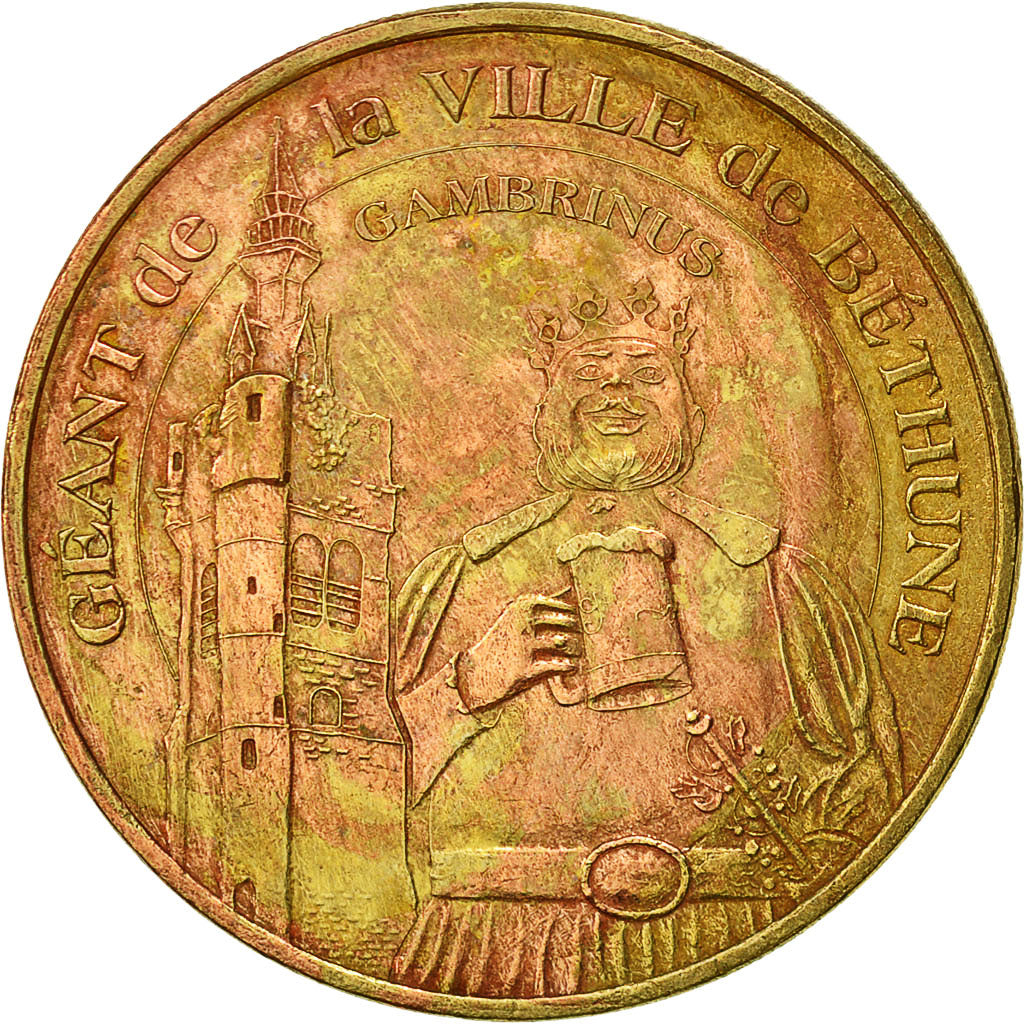 France, Token, Touristic token, Béthune - Gambrinus, 2008, Monnaie de Paris