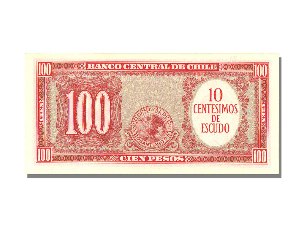 Banknote, Chile, 100 Pesos = 10 Condores, KM:122, UNC(65-70)