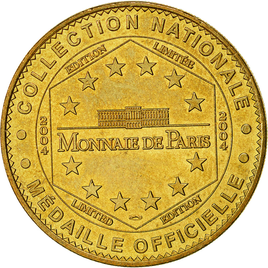 France, Token, Touristic token, Asnières sur Oise - Abbaye de Royaumont, 2004