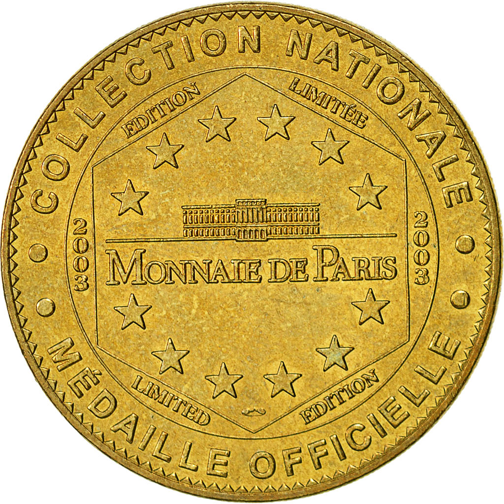 France, Jeton, Jeton Touristique, Toulon -  Cathédrale, 2003, Monnaie de Paris