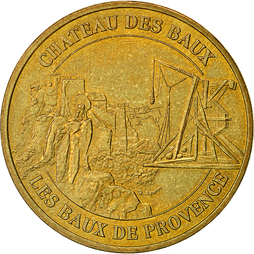 France, Token, Touristic token, Les Baux de Provence - Le Trébuchet, 2004