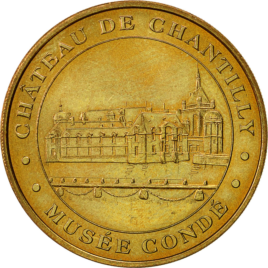 France, Token, Touristic token, Chantilly - Chateau n°1, 2004, MDP, EF(40-45)