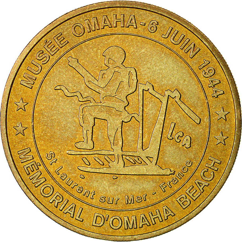 France, Token, Touristic token, Saint-Laurent-sur-Mer Musée Omaha n°1, 2004