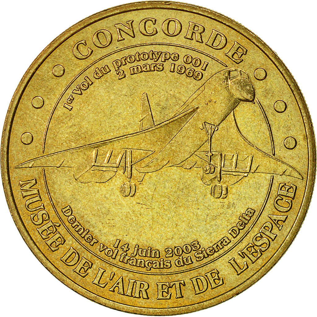 Francia, Token, Jetón turístico, Le Bourget - Musée de l'Air et de l'Espace -