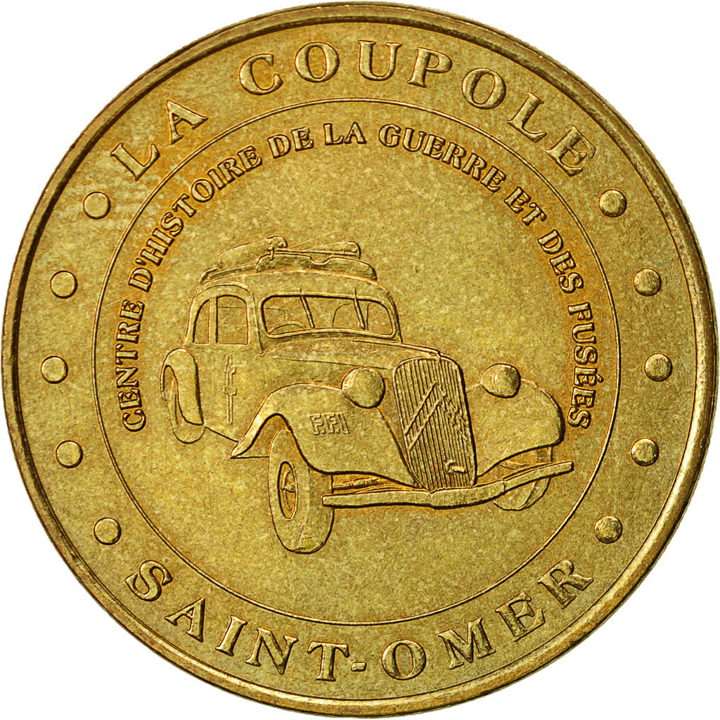 Frankreich, Token, Touristic token, Helfaut - la coupole n°2 - Traction n°1